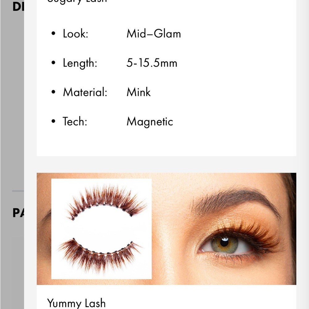 MoxieLash Silk Honey Faux Lash Kit with Tweezers and Eyeliner NEW - Picture 7 of 8